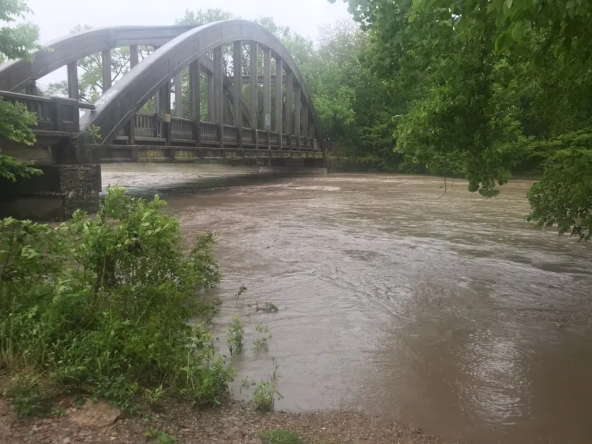 Cottonwood River no longer flooding at Emporia, but floodwaters ...