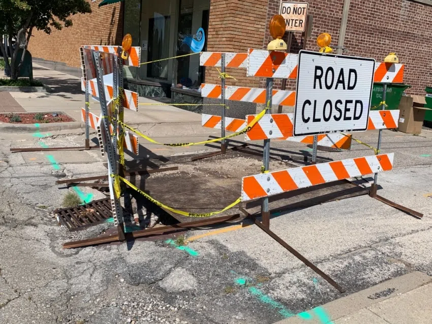 Downtown Emporia sanitary sewer project continues KVOE