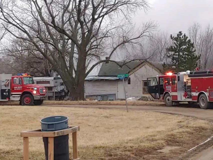 Authorities determine origin of fire in Neosho Rapids Sunday KVOE