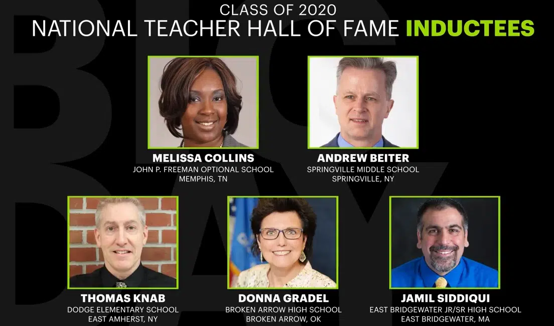 National Teachers Hall Of Fame Class Of 2020 Induction Ceremony