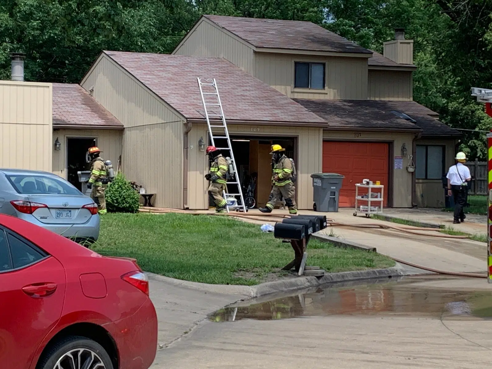 Emporia Fire Early 911 call helped firefighters limit damage from