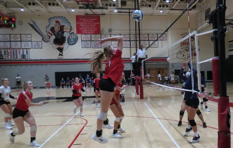 Emporia High volleyball team sweeps quad KVOE