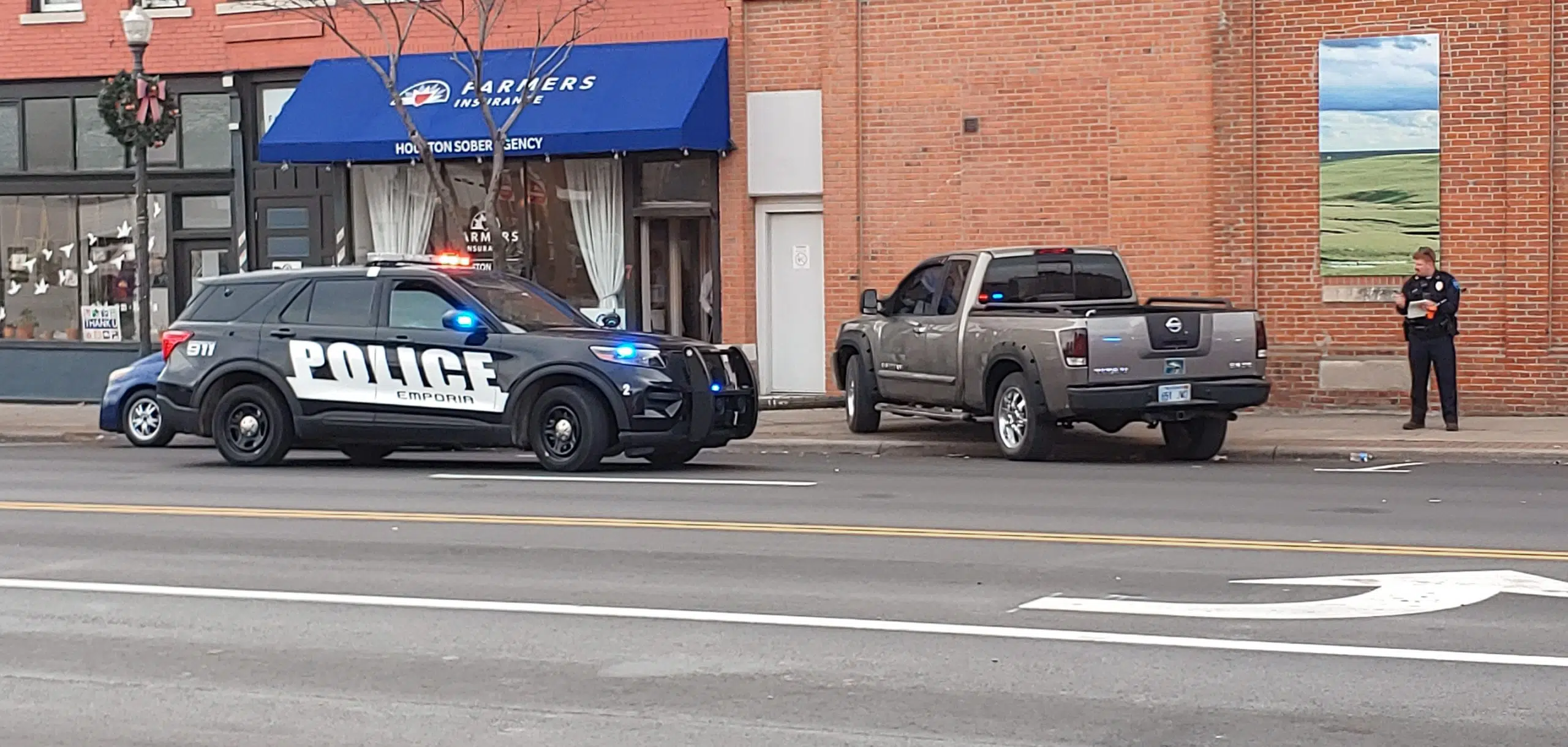 ‘Medical emergency’ leads to vehicle accident in central Emporia Friday