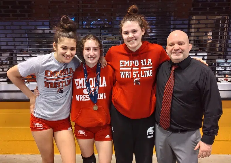 Emporia High Girls Wrestling Team Finishes In 6th Place At State Boys Next At State Kvoe