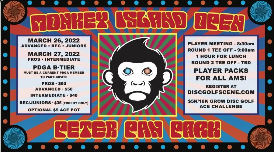 Series of local disc golf tournaments to begin with Monkey Island Open Saturday KVOE