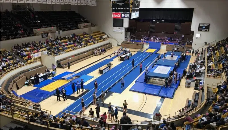 Trænge ind krystal springvand Public invited to tumble into White Auditorium for Kansas Trampoline and  Tumbling Championships Saturday | KVOE
