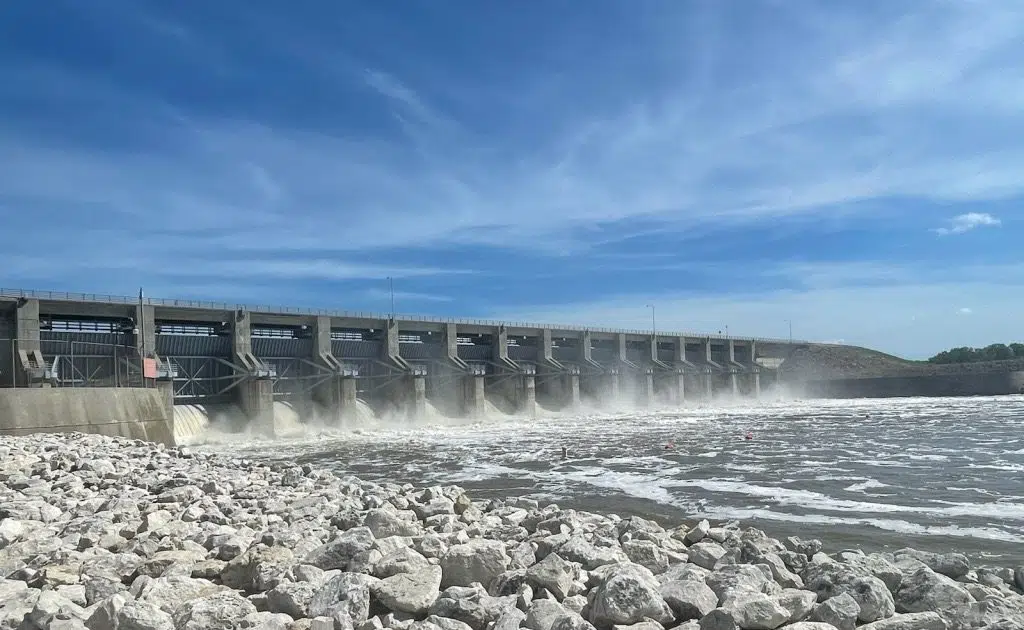 WEATHER John Redmond Reservoir releasing over 12,800 cubic feet per