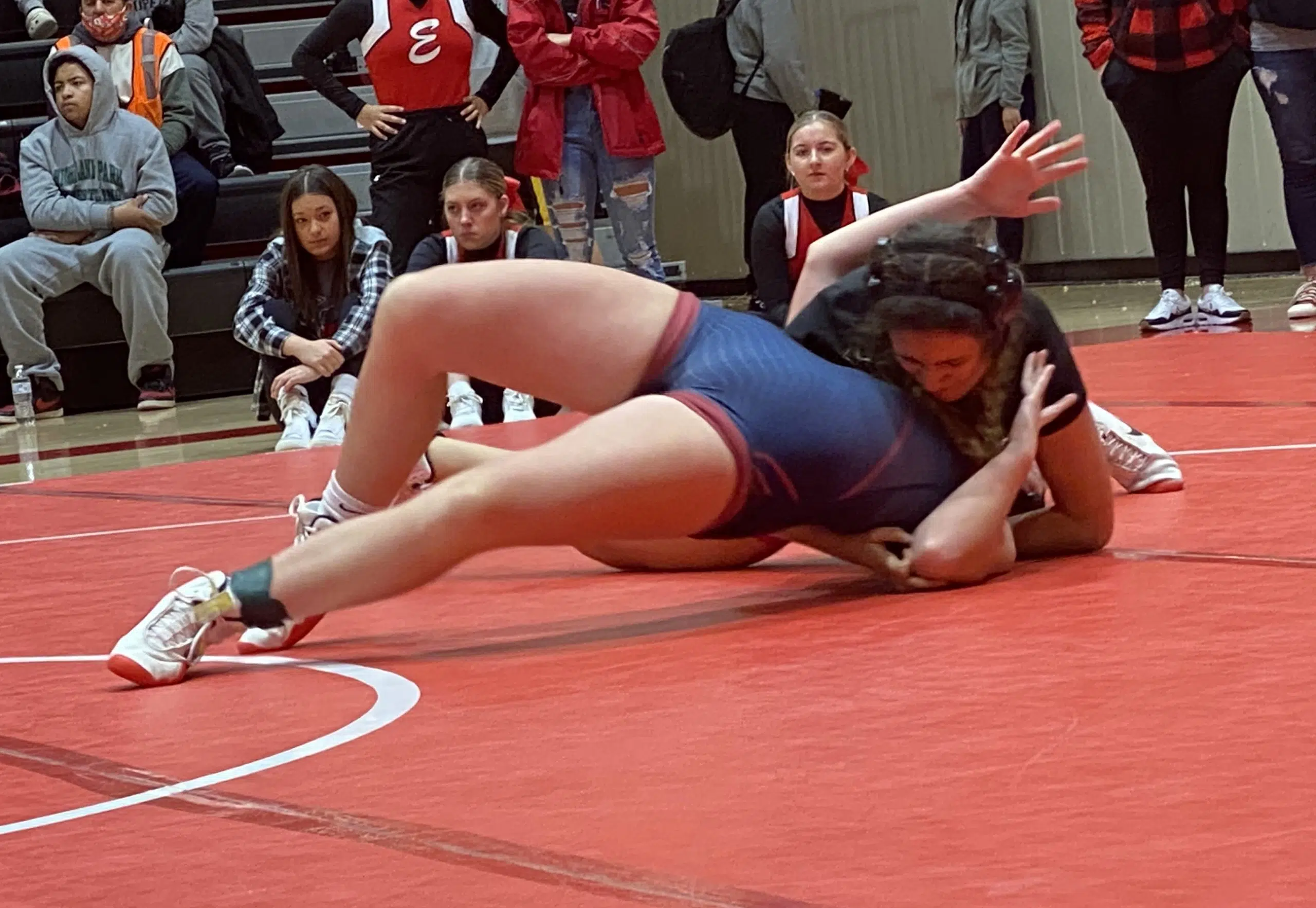 Emporia High girls wrestling takes third at home invitational