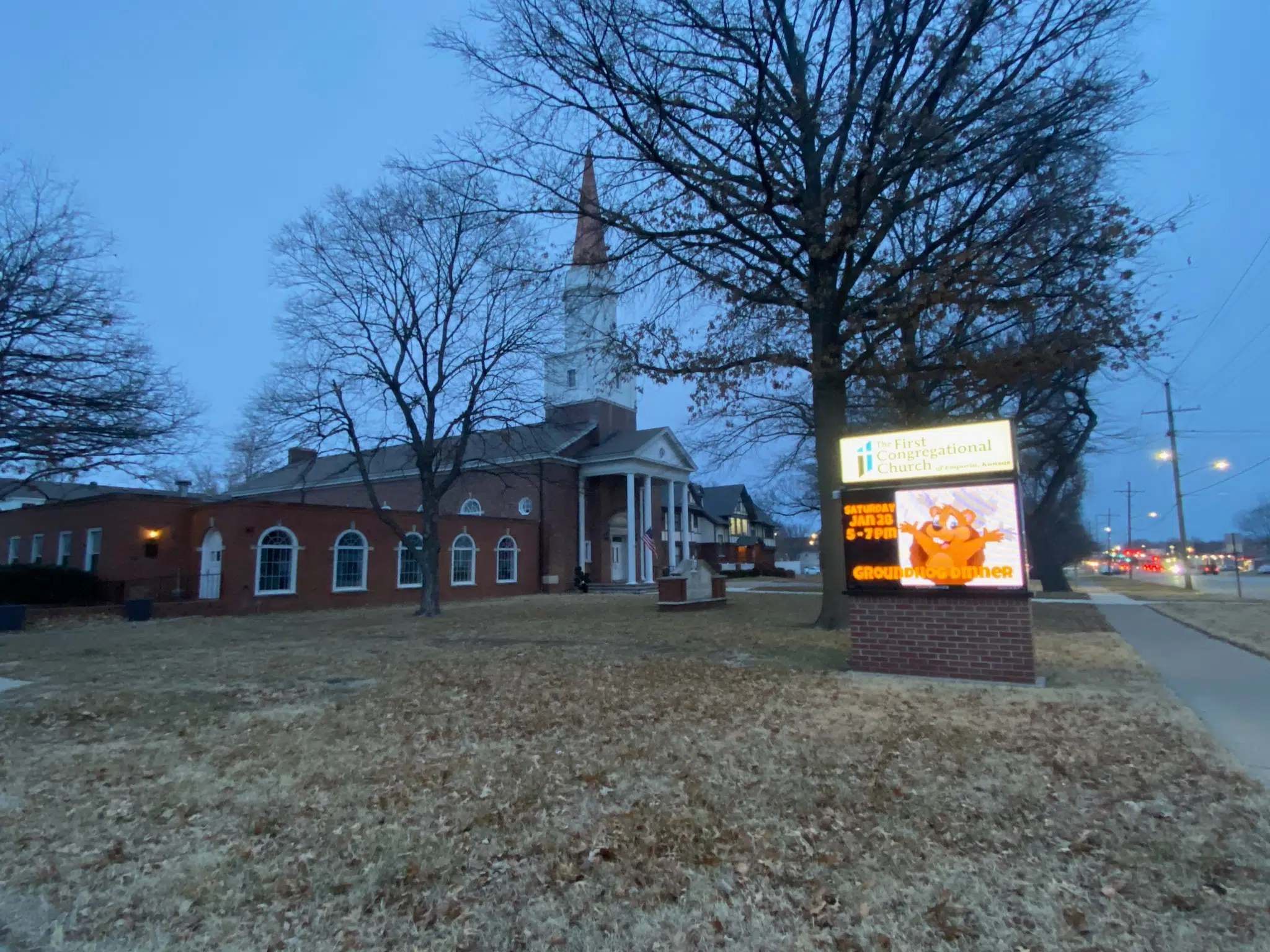 The First Congregational Church is bringing back its Groundhog Day