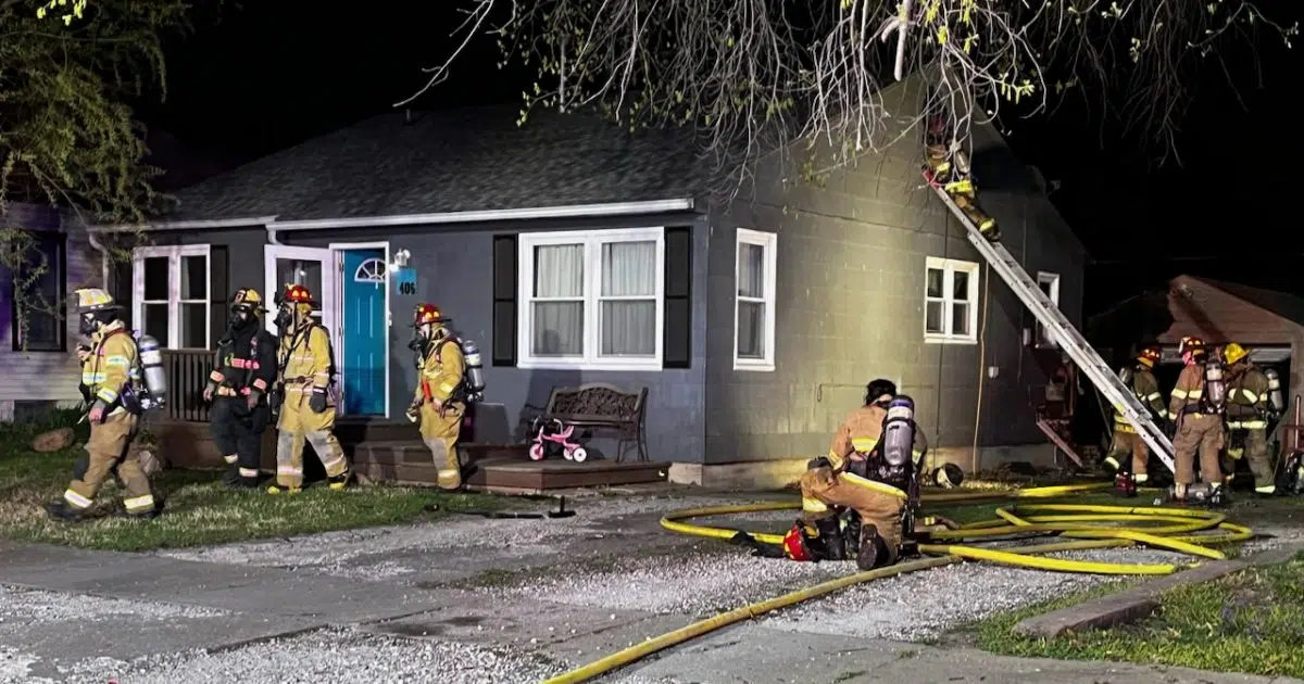 Fire at southcentral Emporia home also burns detached garage; cause still under investigation