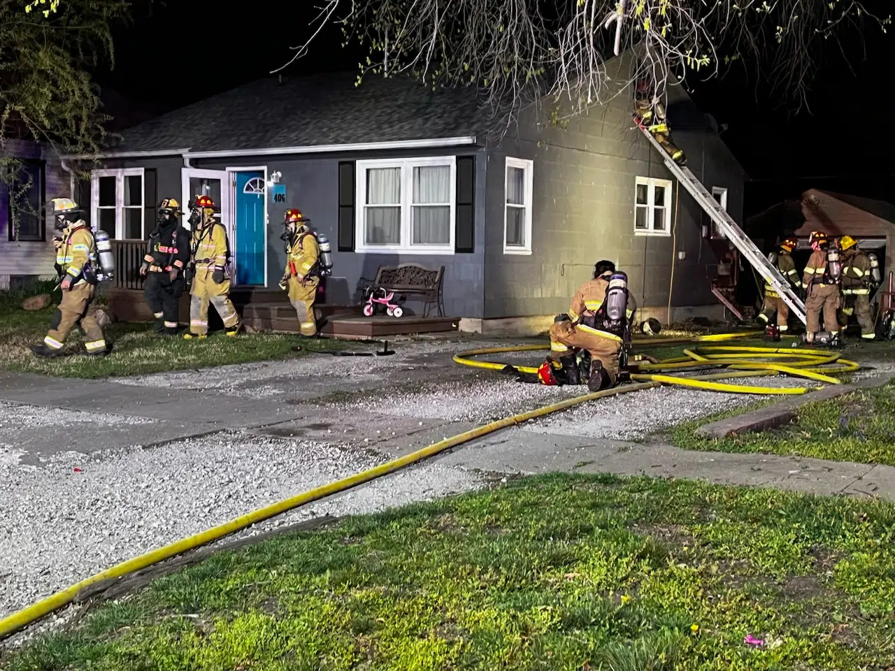 Fire at southcentral Emporia home also burns detached garage; cause