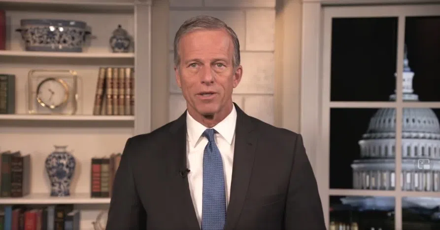 Thune decries partisanship in response to Biden speech