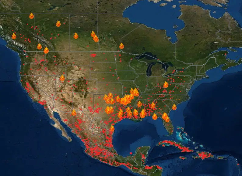 nasa fire map exaggerates fires