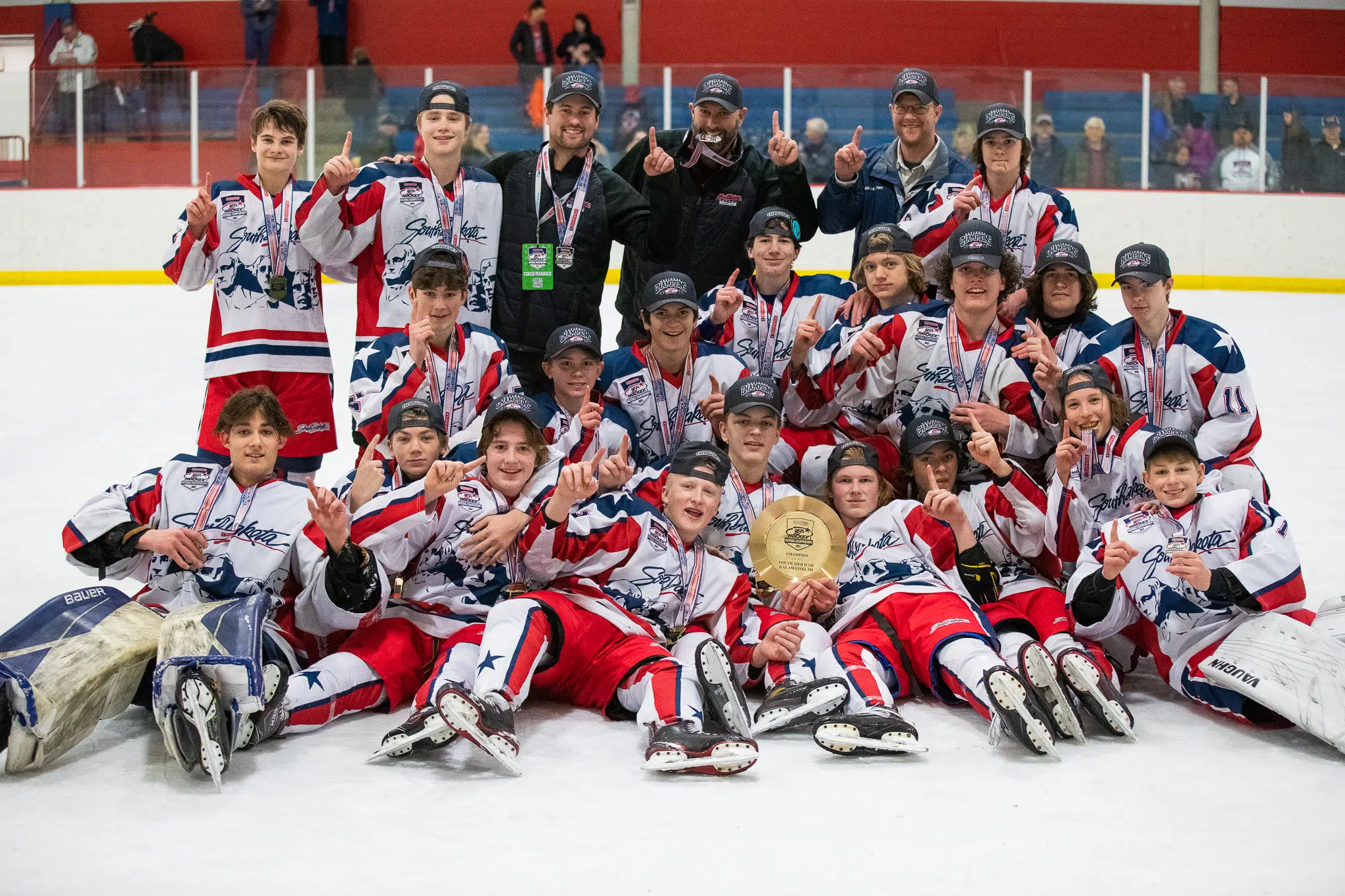 Team SD 14U Hockey defeats Alaska 6 to 3 in national championship game