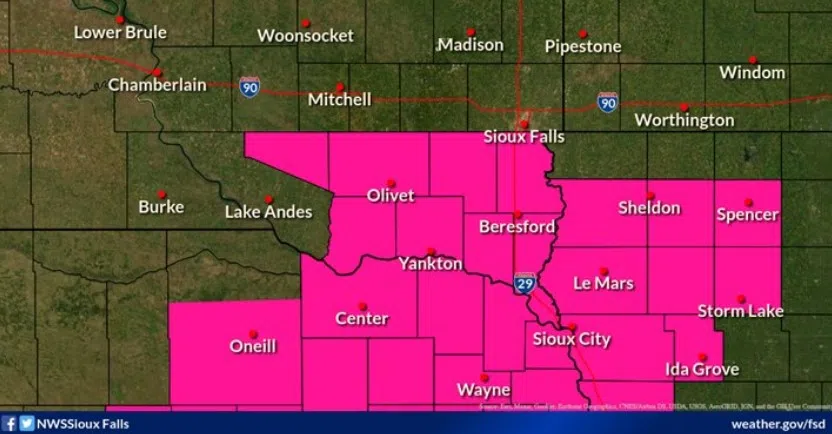 Red flag warning includes Lincoln, Turner counties as winds increase ...