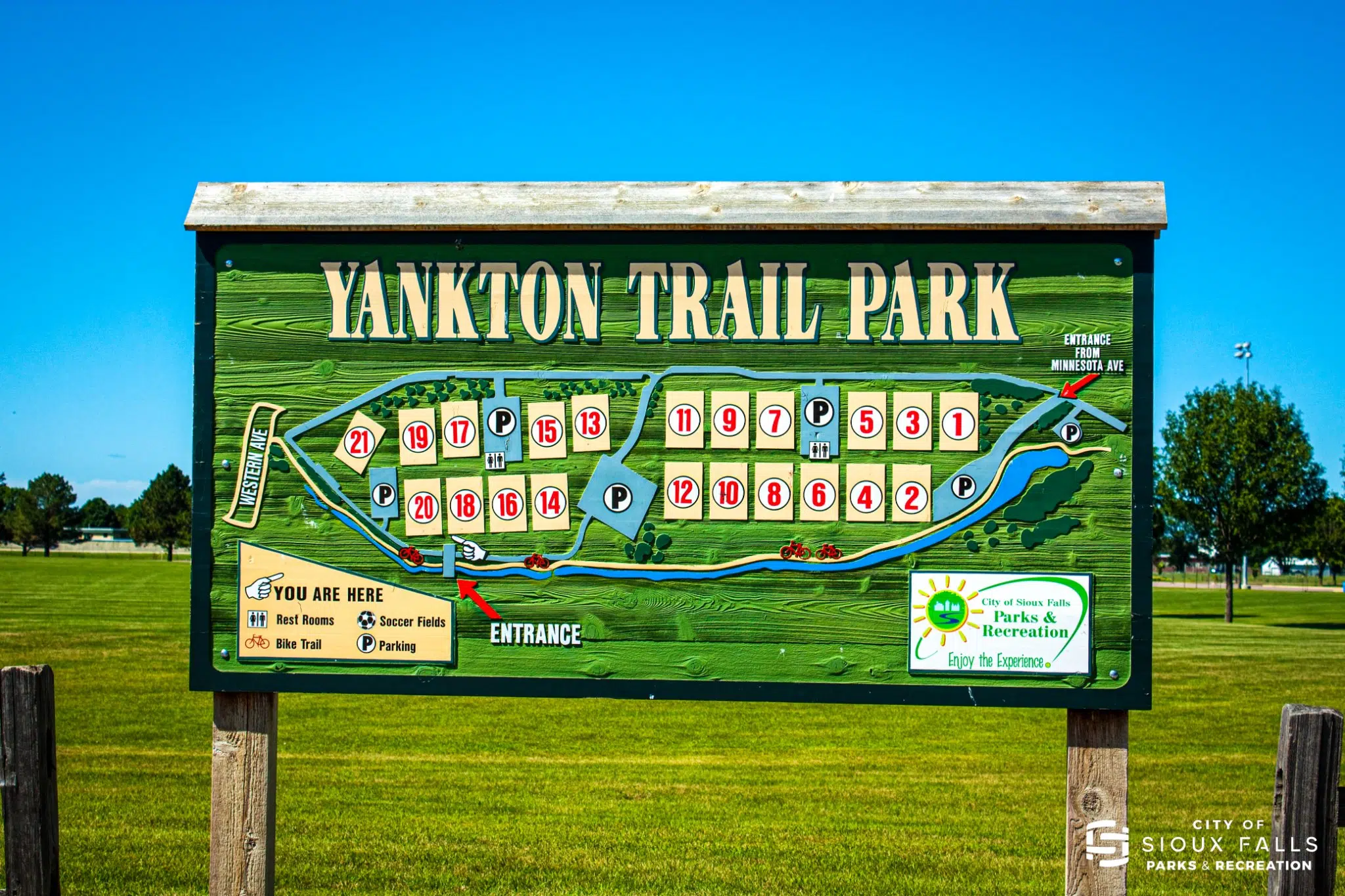 Yankton Trail Park closes 57th Street entrance, roads within park for repairs KELOAM