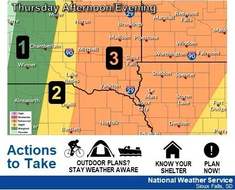 Another chance of severe weather expected Thursday for KELO listening ...