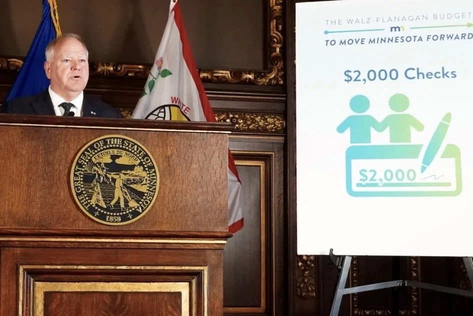 Governor Walz wants to give 4 billion of surplus to Minnesotans KELOAM