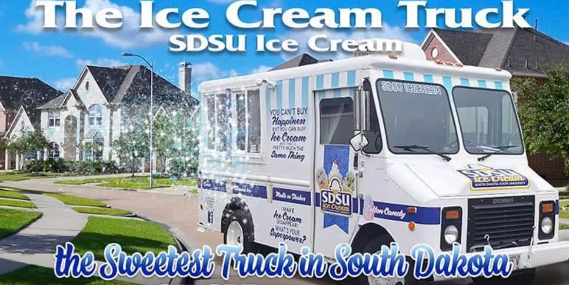 SDSU Ice Cream Truck in Sioux Falls this weekend raising funds for kids