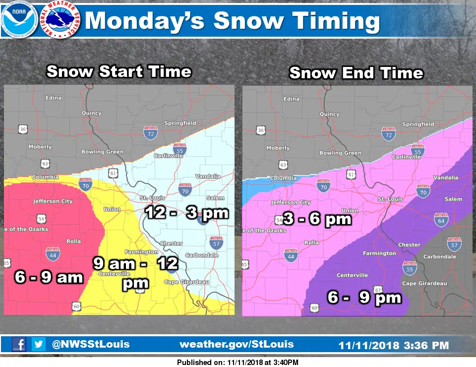 Snow Today And Tonight | Vandalia Radio