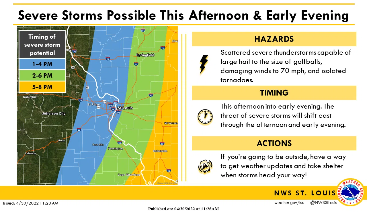 Severe Storms This Afternoonevening Vandalia Radio 3110