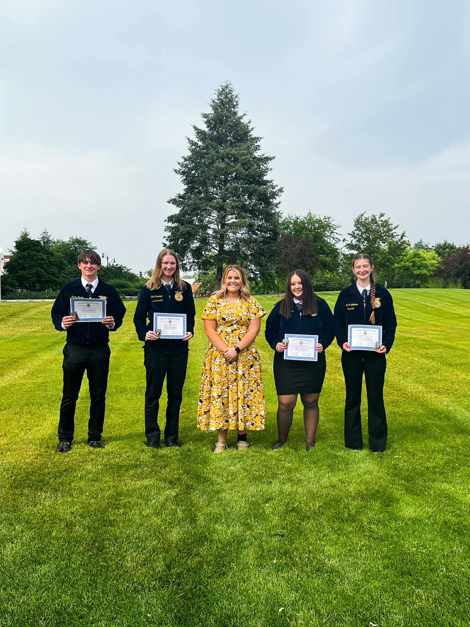 Four Brownstown High School students earn their State FFA Degrees Vandalia Radio