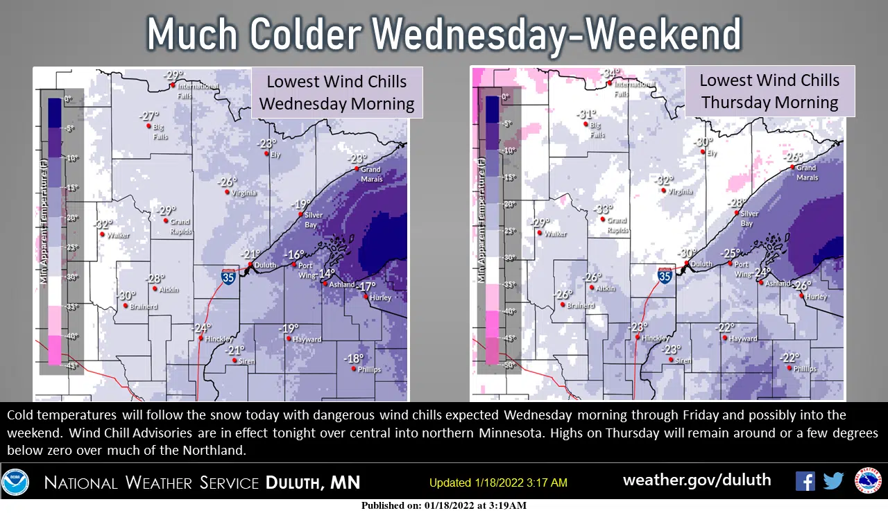 Winter Storm Warning For The North Shore 99.9 Radio USA