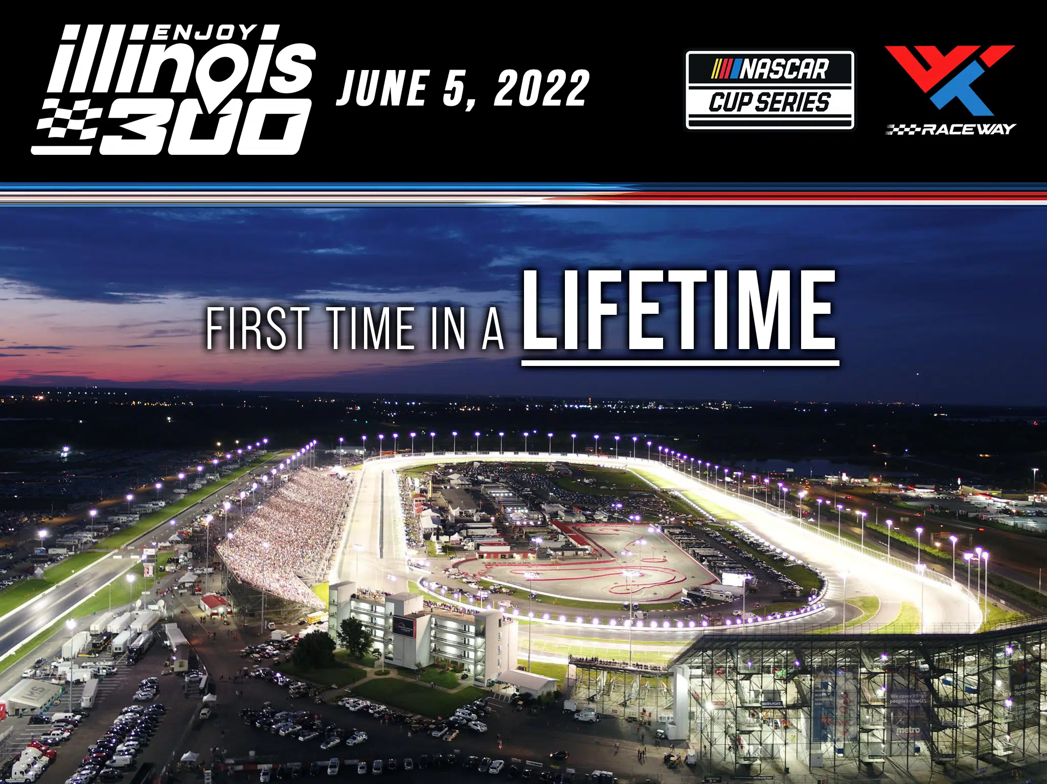 Its Official NASCAR Cup Series Race at World Wide Technology Raceway (WWTR) Named Enjoy Illinois 300 MyRadioLink