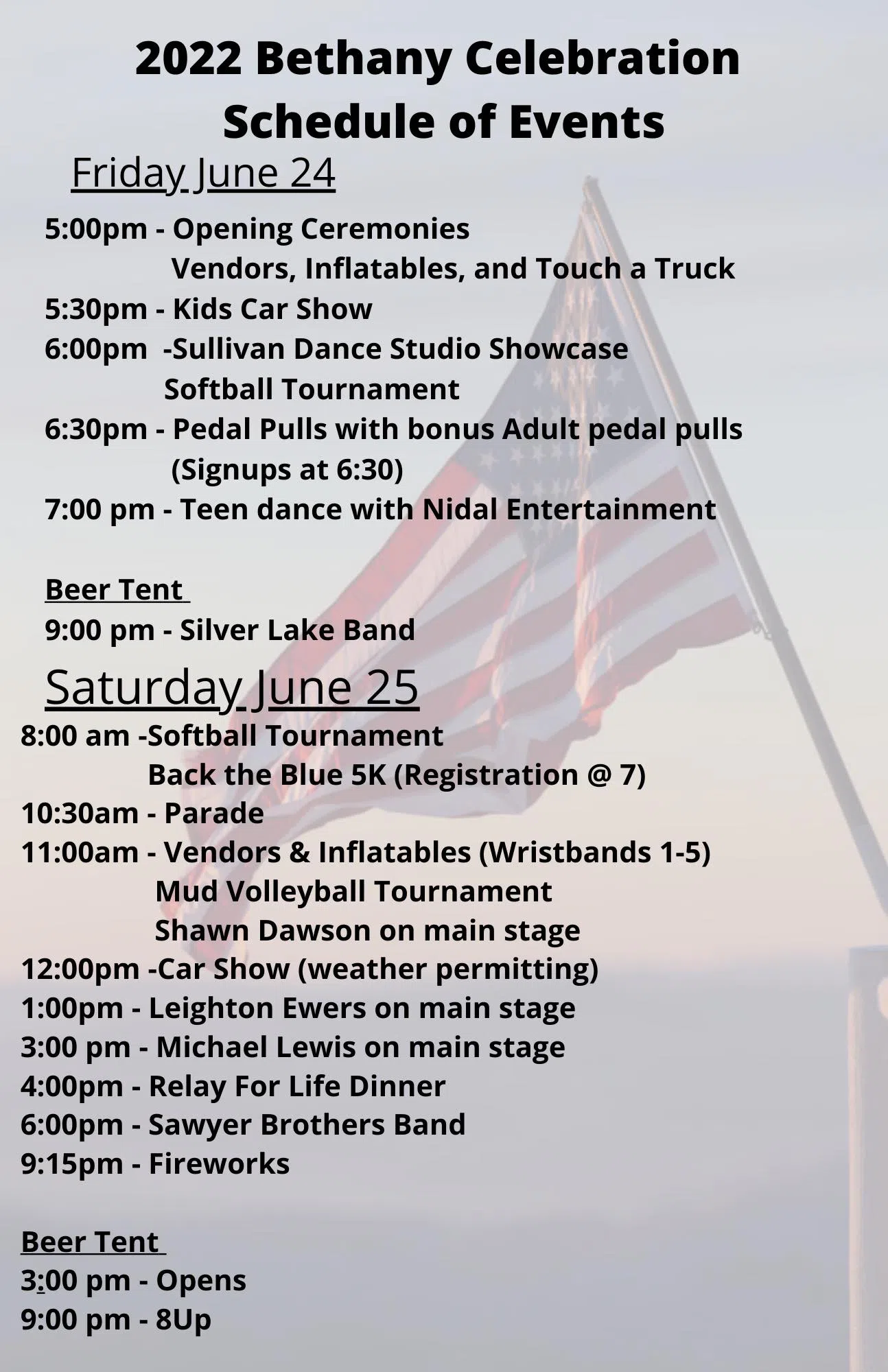 Annual Bethany Celebration