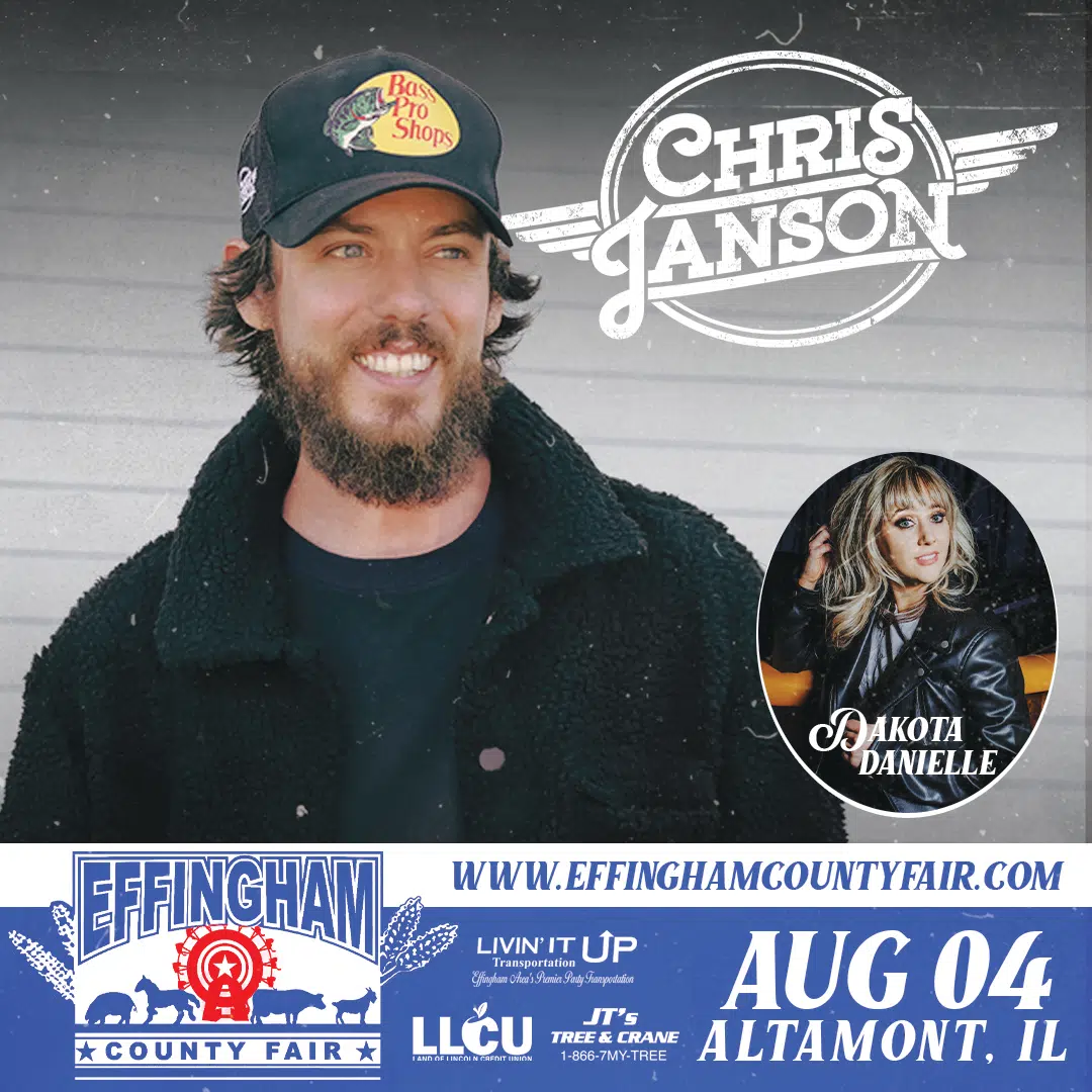 Chris Janson to Perform at Effingham County Fair