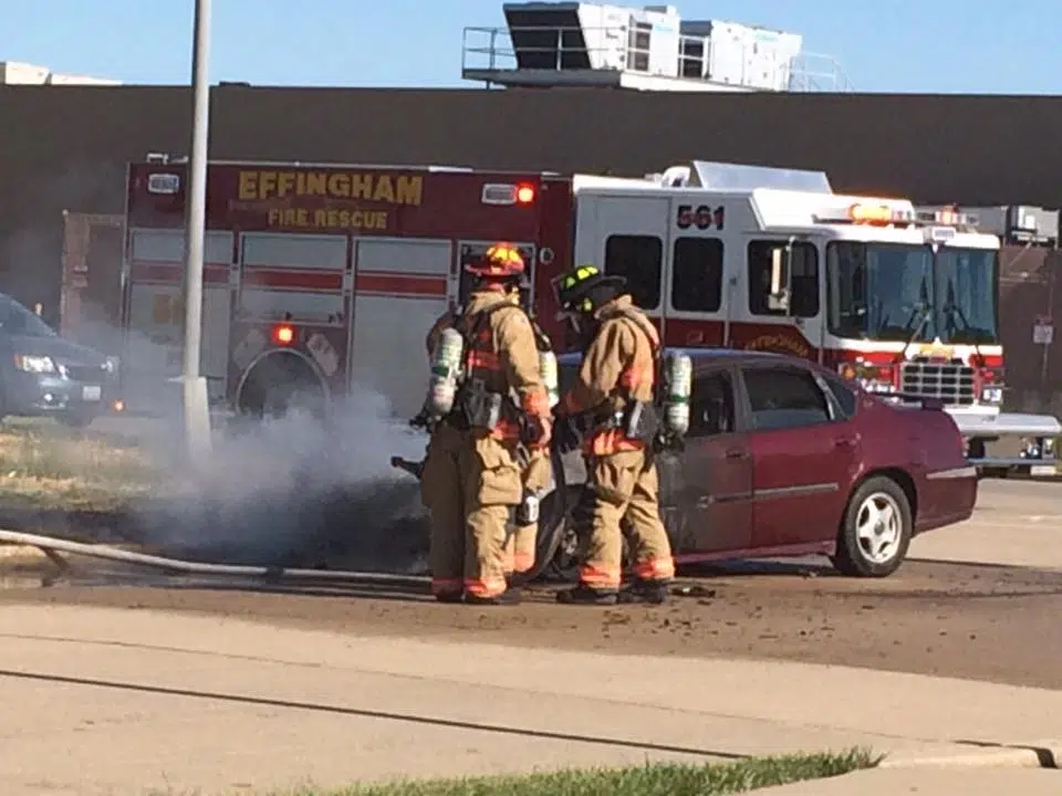 Effingham Fire Department Battles Car Fire Wednesday Morning ...