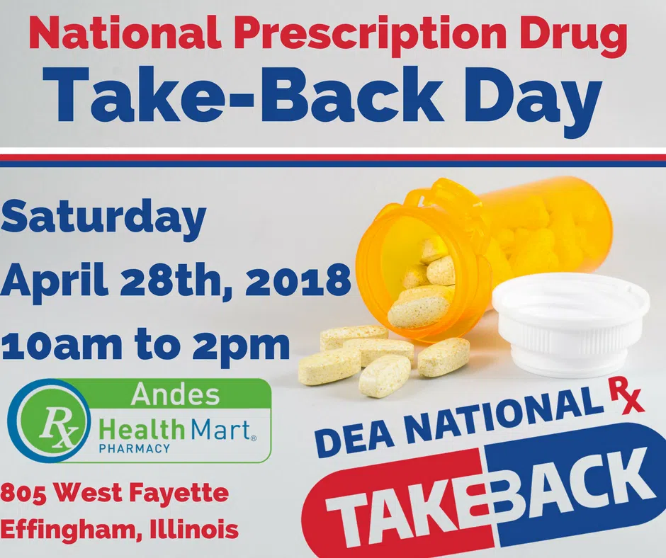 Andes Health Mart Pharmacy is Taking Back Unwanted Prescription Drugs ...