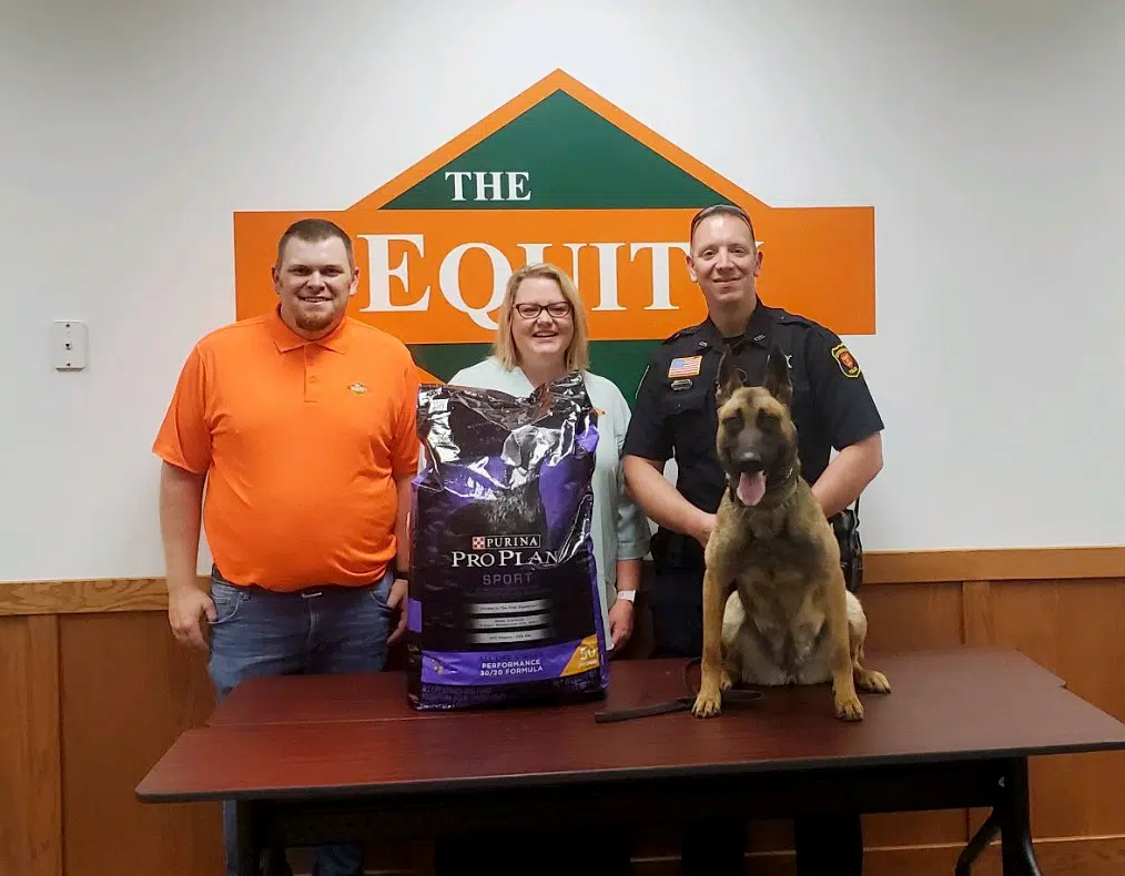 The Equity Donates To Effingham Police K9 Program Effingham Radio