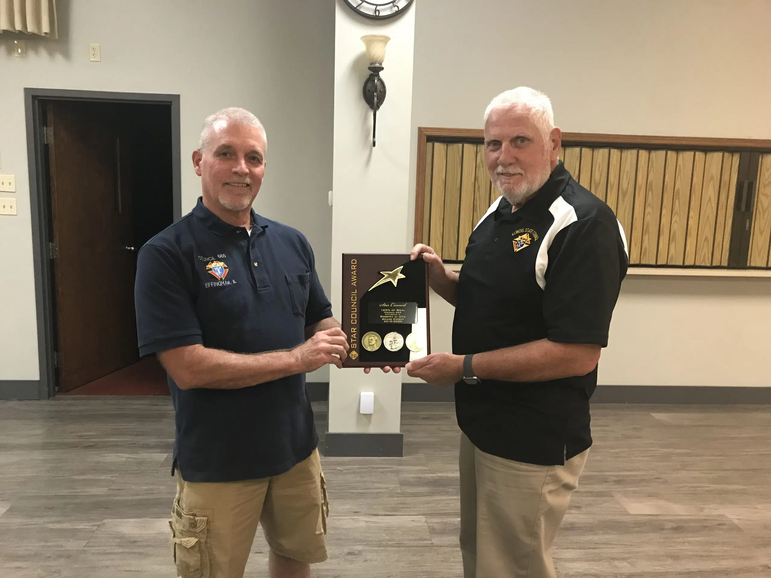Effingham Knights Of Columbus Receives Award Effingham Radio