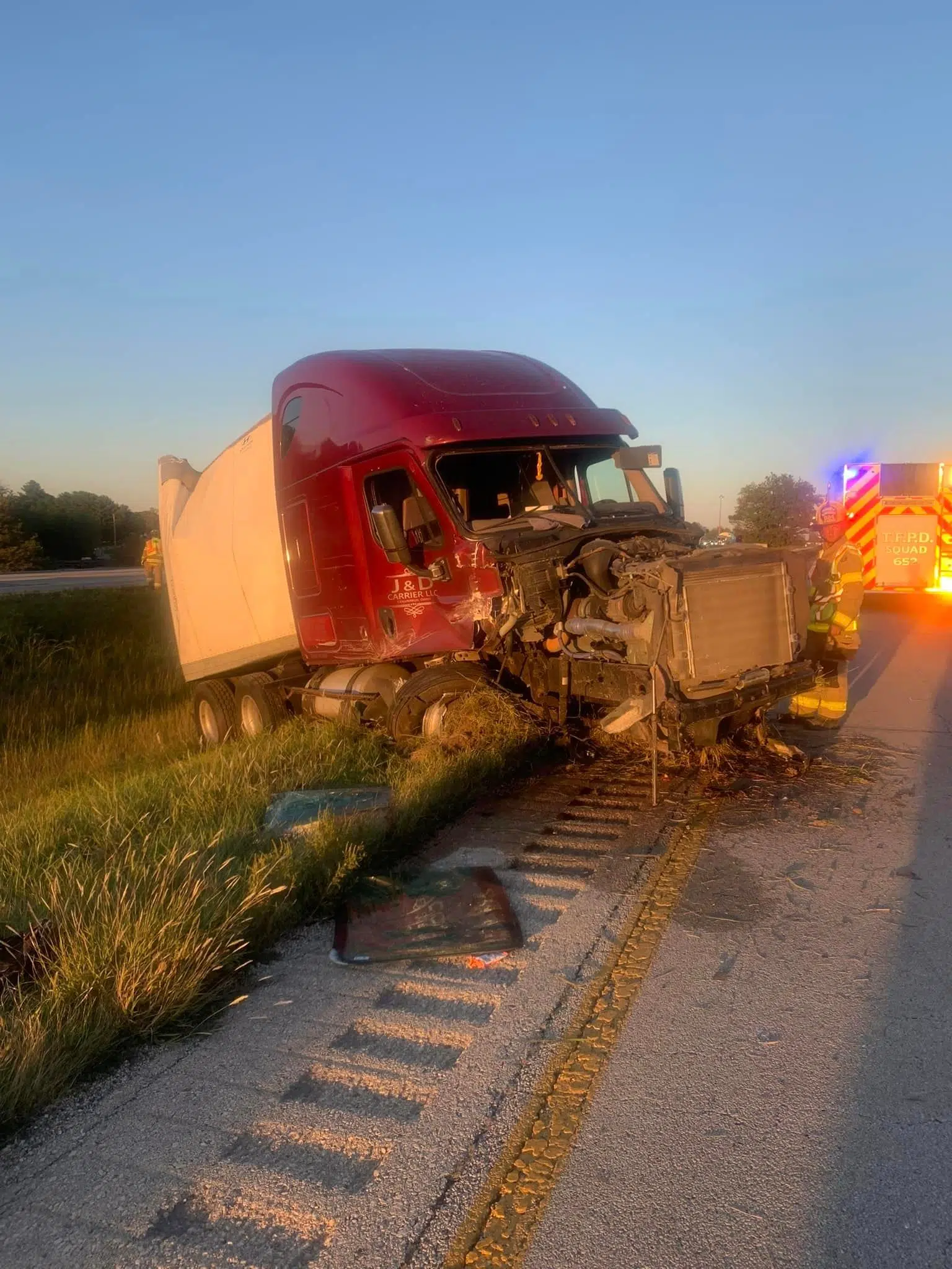 Teutopolis And Montrose Firefighters Respond To Multi Semi Accident On   309906865 514029160766143 6124546918488836833 N 