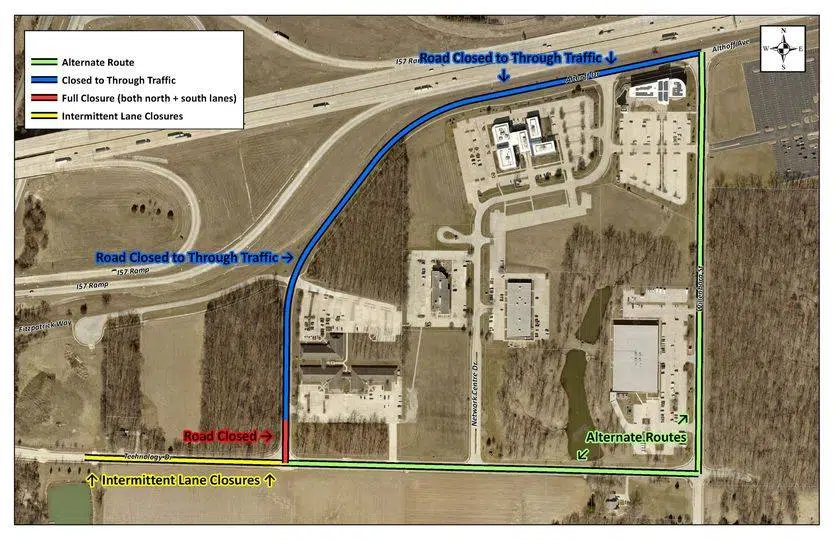 City Of Effingham Announces Road Closure Starting Today Effingham Radio