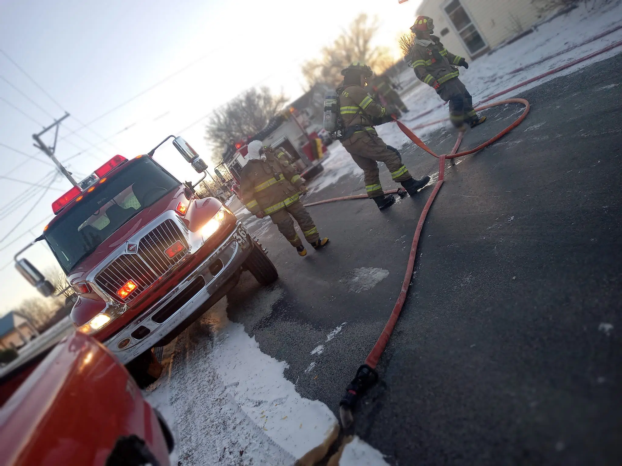Dieterich and Teutopolis Fire Responds to Structure Fire on Christmas