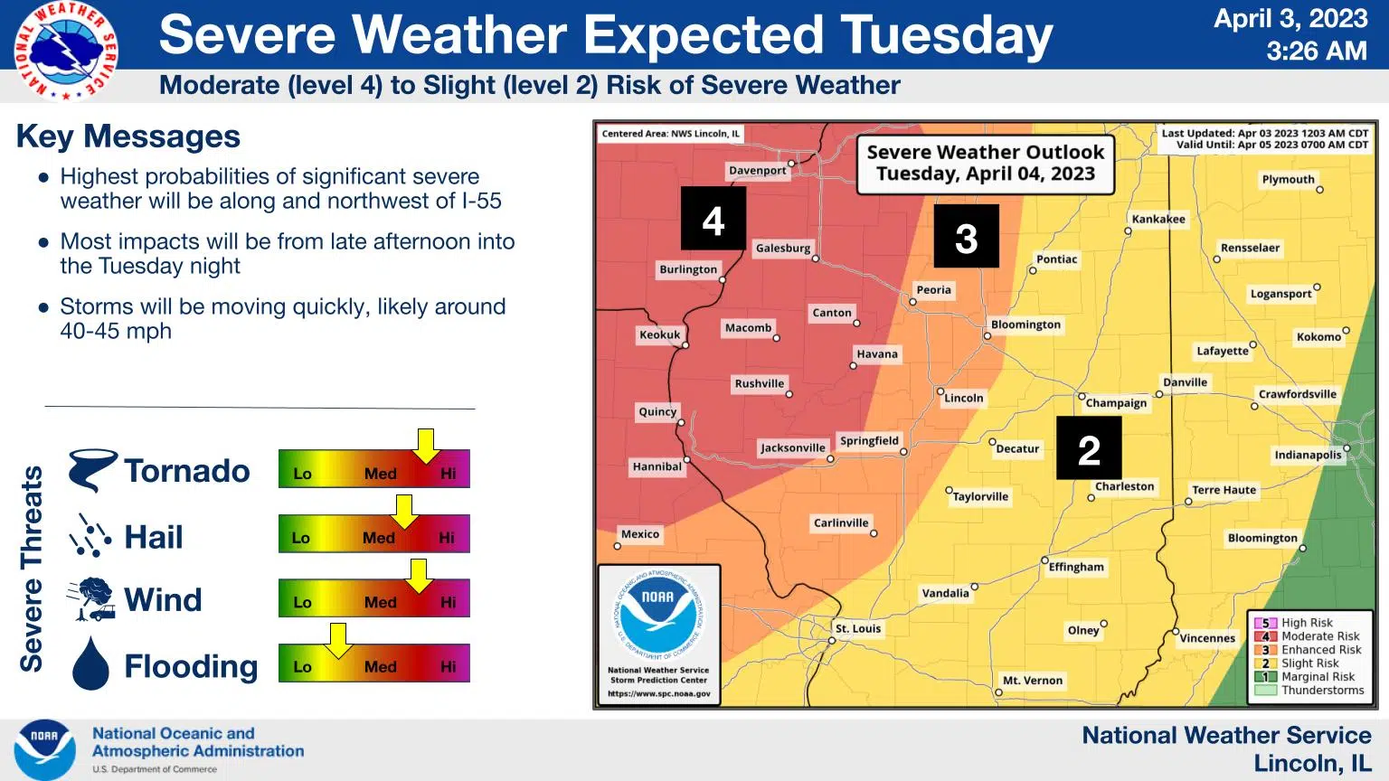 More Severe Weather In Forecast, Most Of Local Area In Slight Risk ...