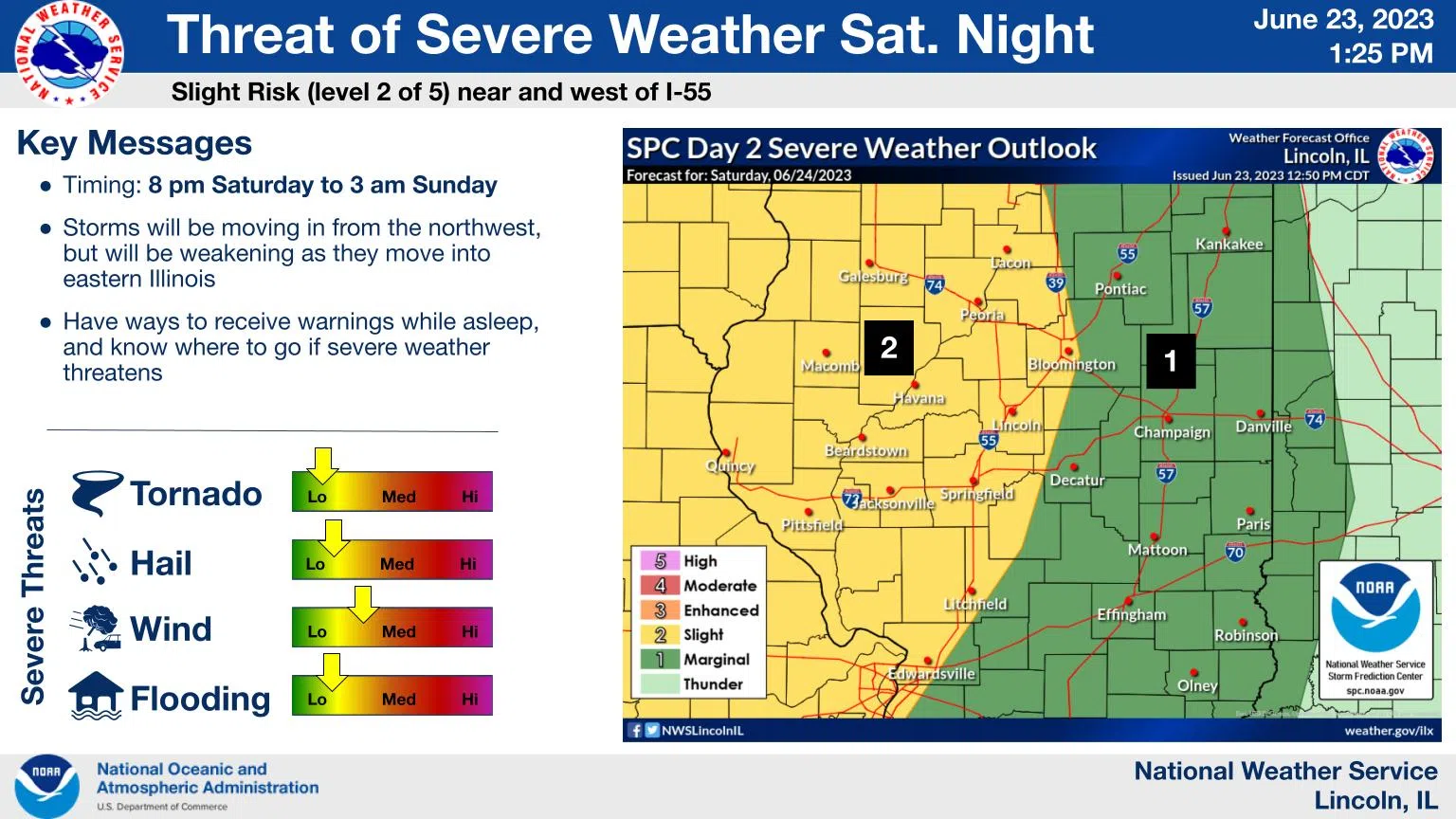 Severe Weather Possible Saturday Night Effingham Radio
