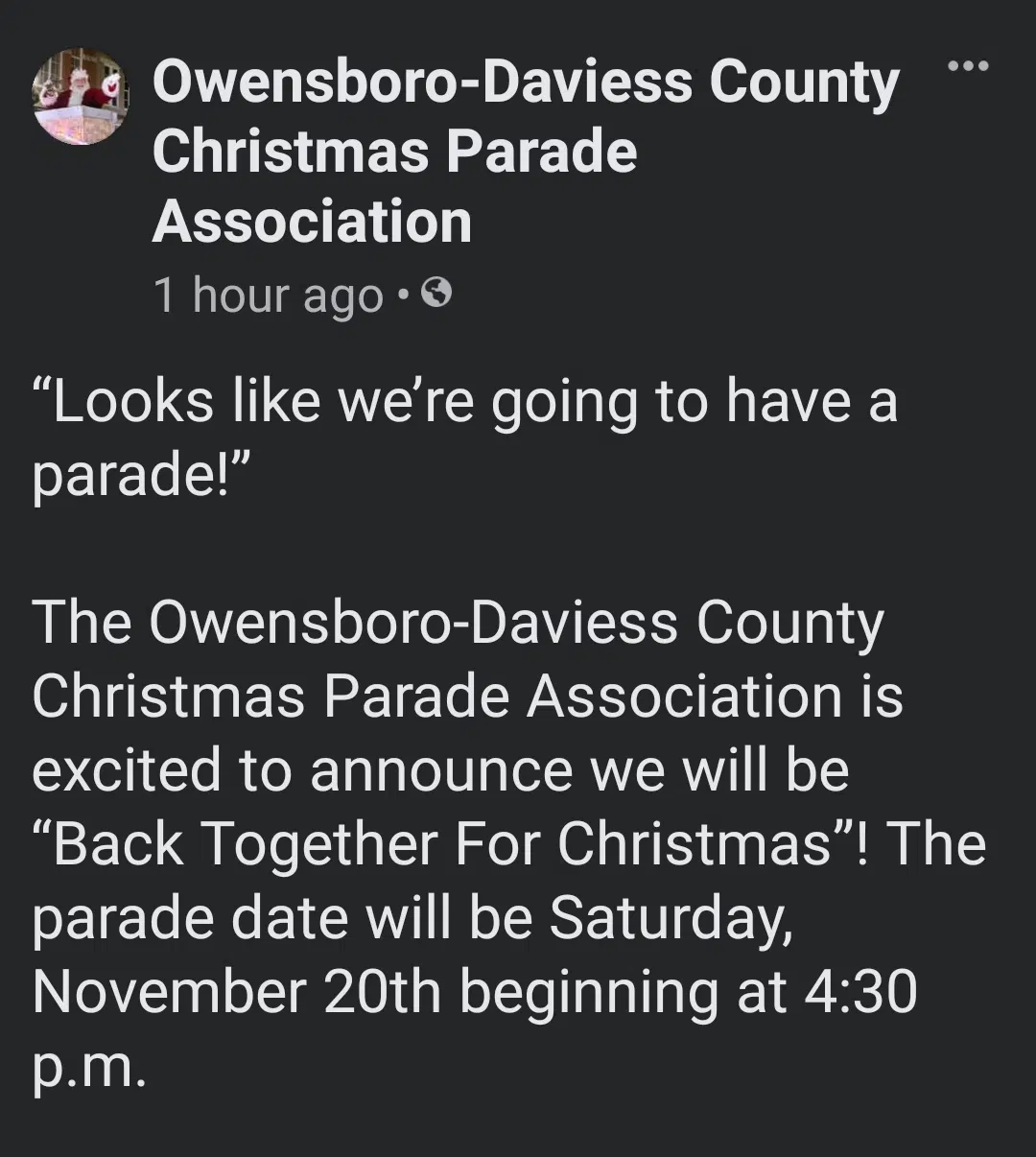 Owensboro Christmas Parade Application 2022 The Owensboro Christmas Parade Is On! | Owensboro Radio