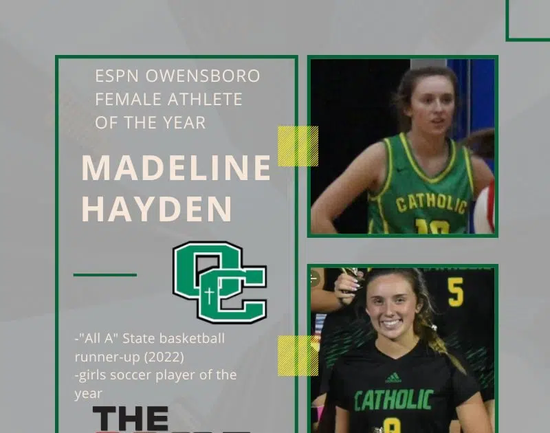 Madeline Hayden named ESPN Owensboro Female Athlete of the year BTYB