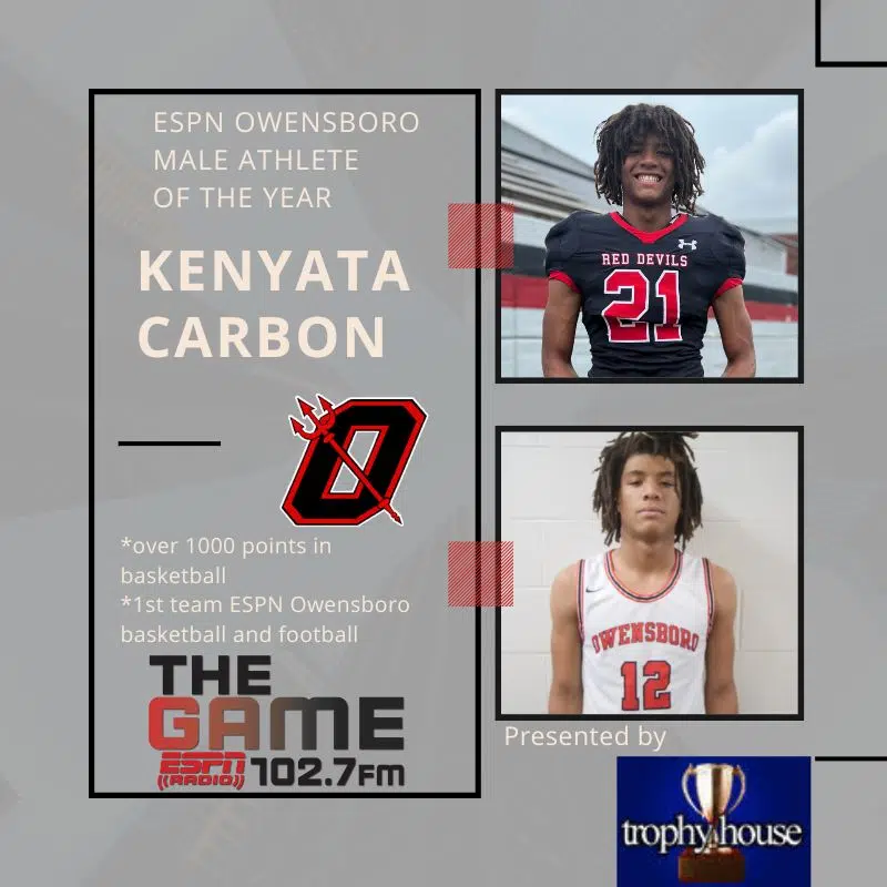 Kenyata Carbon named ESPN Owensboro Male Athlete of the year BTYB