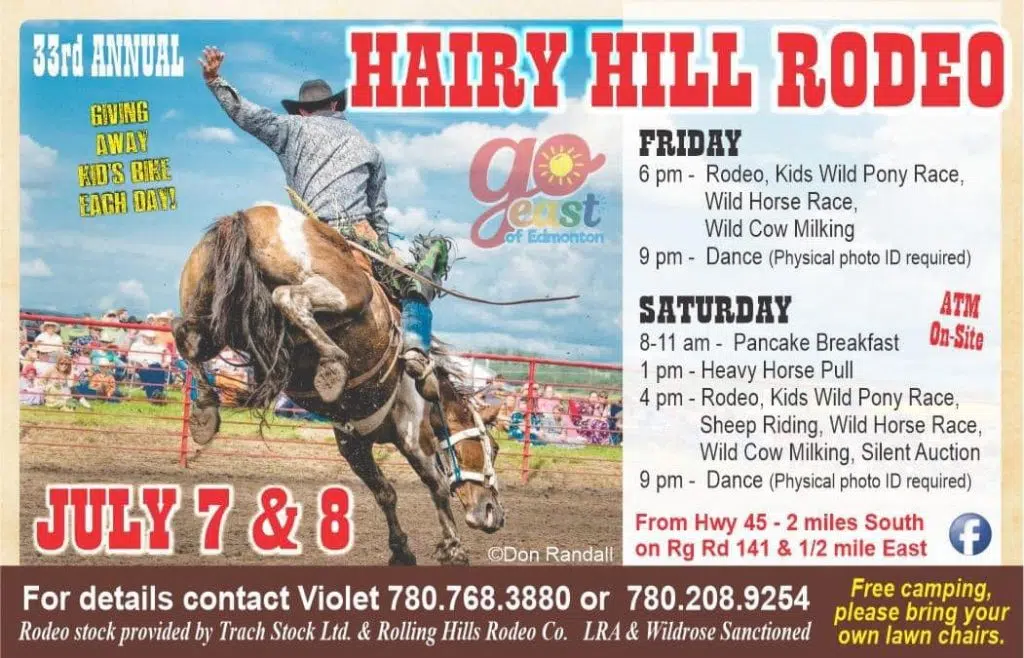 Hairy Hill Rodeo Returns This Weekend CKVG Country 106.5