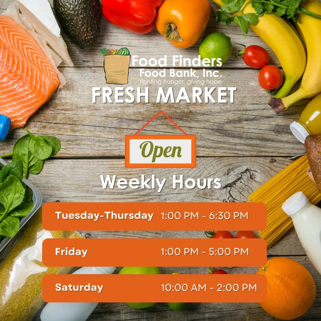 Food Finders Fresh Market Food Pantry is Now Switching to Their Fall