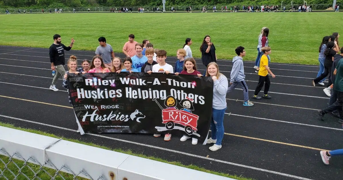 Wea Ridge Middle School Riley Walk for Riley Hospital for Children Neuhoff Media Lafayette