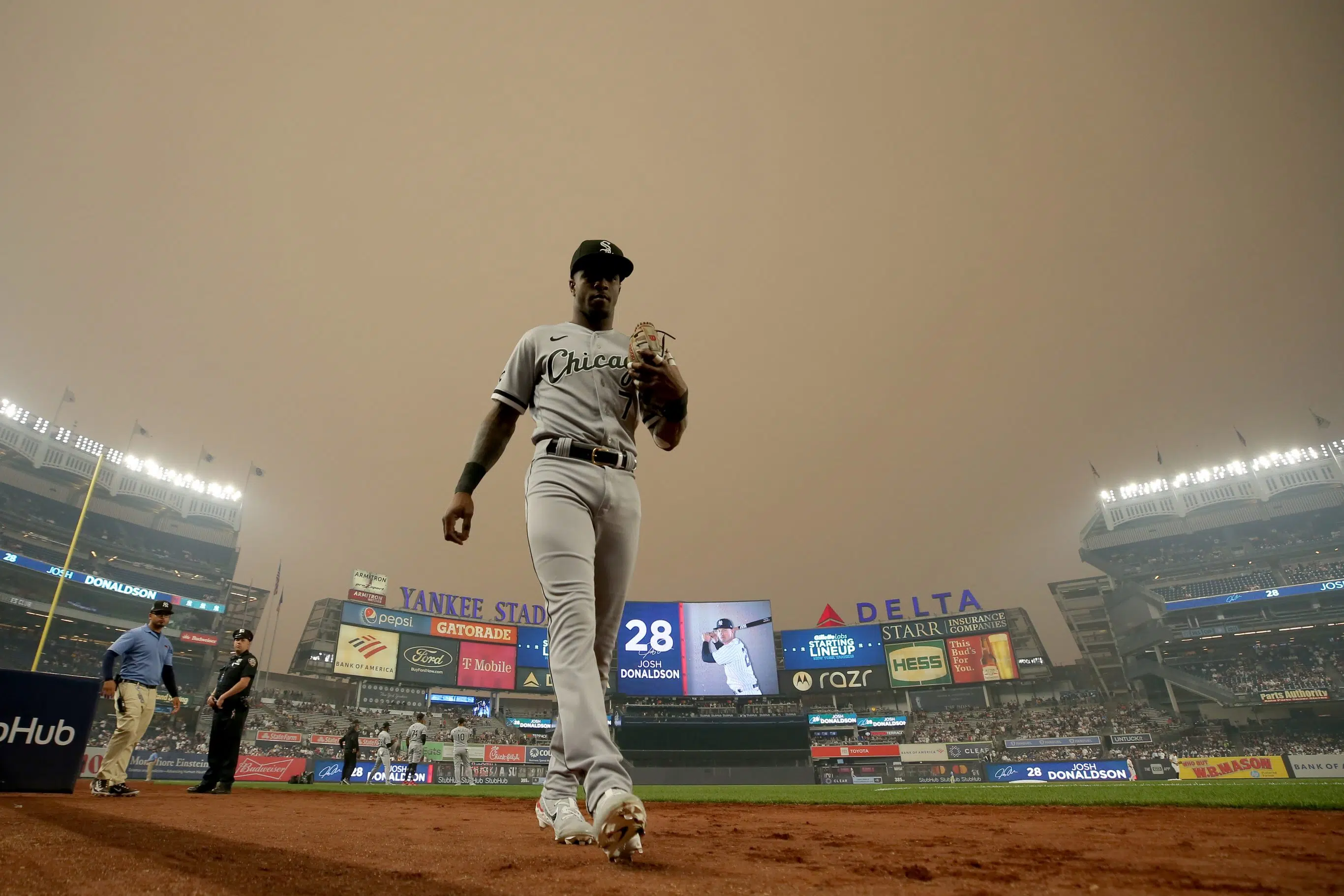 Sox Win in Bronx Despite Horrible Wildfire Smoke