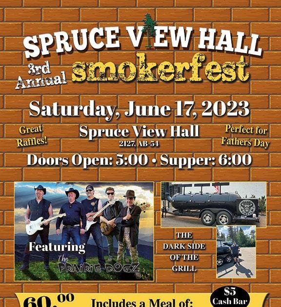 Smokerfest Fundraiser For Spruce View Hall On June 17 - Vimarsana News