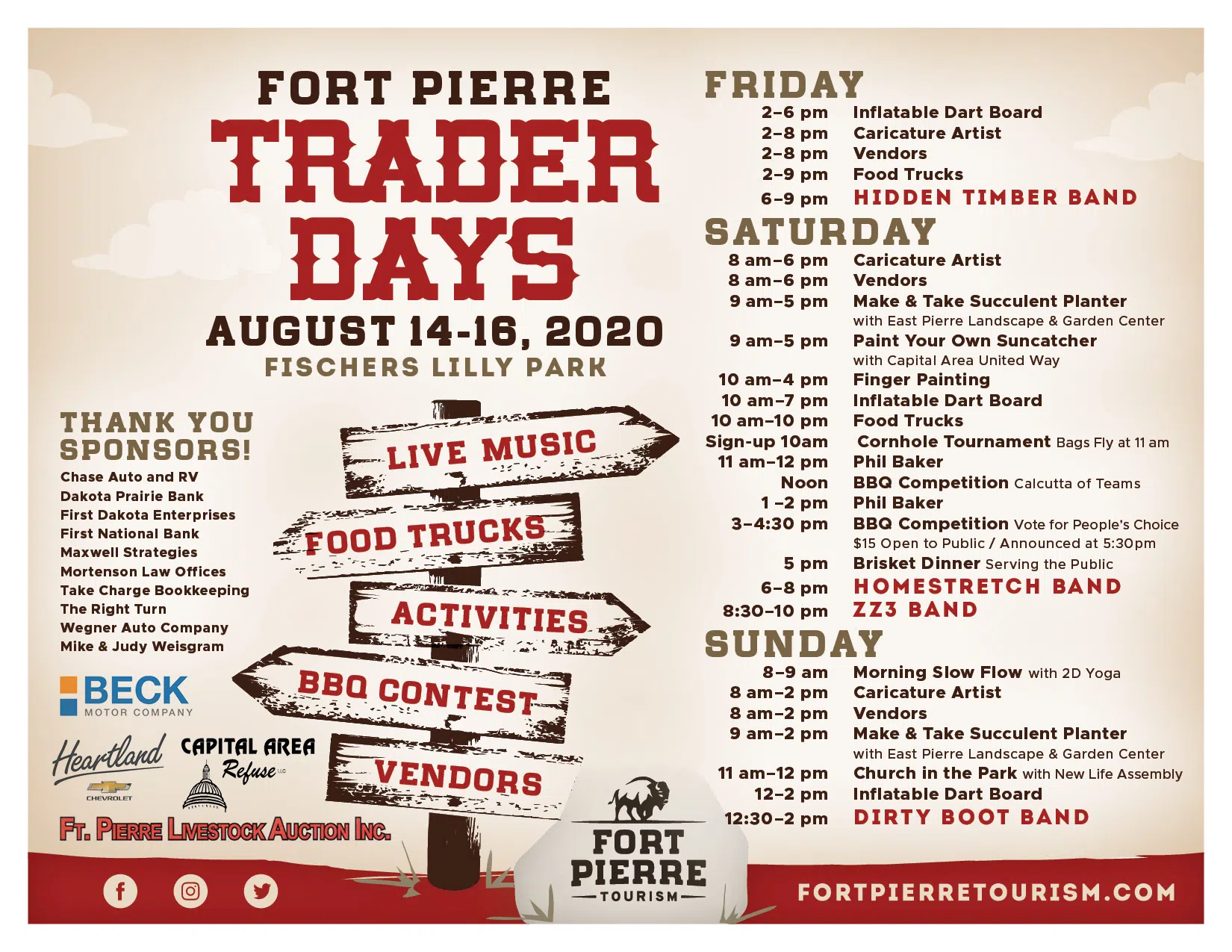 3rd Annual Fort Pierre Trader Days kicks off tomorrow DRGNews
