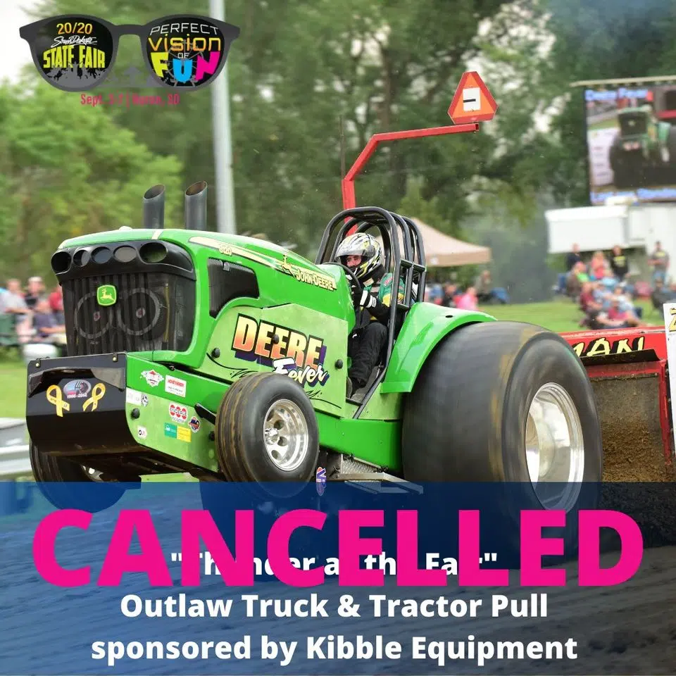Outlaw Truck and Tractor Pull today at SD State Fair cancelled due to inclement weather | DRGNews