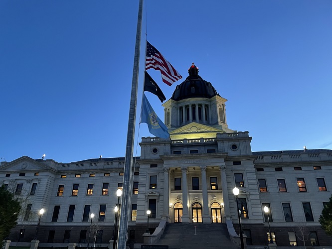 Flags at State Capitol at half-staff Sunday (May 16) to honor former legislator Welke - Vimarsana News